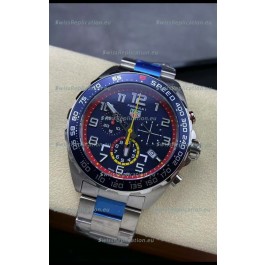 Tag Heuer F1 Edition Swiss Quartz Watch in Blue Dial Stainless Steel Casing 