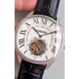 Drive De Cartier 1:1 Mirror Replica Watch with Tourbillon Movement