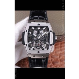 Hublot Masterpiece MP Edition Genuine Tourbillon Swiss Replica Watch in Titanium Casing