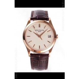 Patek Philippe 5227R-001 Calatrava Automatic White Dial with Swiss Automatic Movement