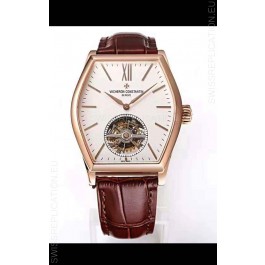 Vacheron Constantin Malte Tourbillon 1:1 Mirror Quality Rose Gold Swiss Replica Watch 