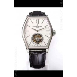 Vacheron Constantin Malte Tourbillon 1:1 Mirror Stainless Steel Swiss Replica White Dial