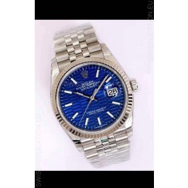 Rolex Datejust Fluted-Motif Dial 41MM Cal.3135 Movement Swiss Replica Watch in 904L Steel Casing