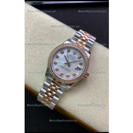 Rolex Datejust 278381 31MM Swiss Replica in 904L Steel Two Tone Rose Gold 1:1 Mirror Replica