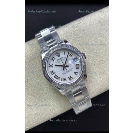 Rolex Datejust 278384 31MM Swiss Replica in 904L Steel in White Dial - 1:1 Mirror Replica