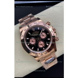 Rolex Daytona 116505 Rose Gold Original Cal.4130 Movement - 1:1 Mirror 904L Steel Watch