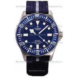 Tudor Pelagos FXD Titanium Casing 1:1 Mirror Replica Blue Dial in Blue Nato Strap