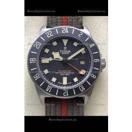 Tudor Pelagos FXD GMT Titanium Casing 1:1 Mirror Replica Black Dial in Green Nato Strap