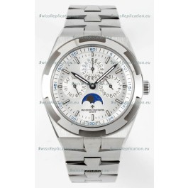 Vacheron Constantin Overseas Perpetual Calendar Ultra-Thin Steel Dial with Steel Strap