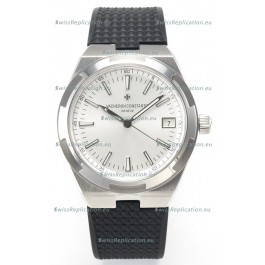 Vacheron Constantin Super Clone Overseas Edition Steel Casing and Dial in Rubber Strap