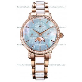 Vacheron Constantin Traditionelle Perpetual Calendar Ultra-Thin Rose Gold Swiss Replica 