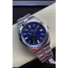 Vacheron Constantin Overseas 1:1 Mirror Swiss Replica Watch in Steel Blue Dial 