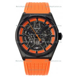 Zenith Defy Classic Skeleton 41MM Black Ceramic Men's Swiss Replica Watch