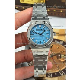 Audemars Piguet Super Clone Royal Oak 77450 34MM 904L Steel Ice Blue Dial Watch 