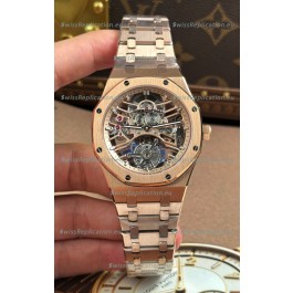 Audemars Piguet Royal Oak Super Clone Tourbillon 26735 Rose Gold Watch 