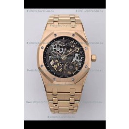 Audemars Piguet Super Clone Royal Oak Jumbo Extra-Thin Rose Gold Casing Watch 