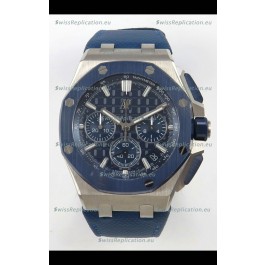Audemars Piguet Super Clone Royal Oak Offshore Steel Casing Blue Dial Watch 