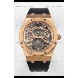 Audemars Piguet Royal Oak Super Clone Tourbillon 26735 Rose Gold Watch 