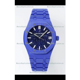 Audemars Piguet Royal Oak Super Clone 15500 Blue Ceramic Starry Dial Watch 