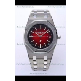 Audemars Piguet Super Clone Royal Oak Extra Thin Watch in Red Dial