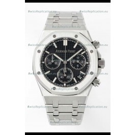 Audemars Piguet Super Clone Royal Oak Chronograph 26240 - 904L Steel in Black Dial 41MM