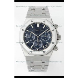 Audemars Piguet Super Clone Royal Oak Chronograph 26240 - 904L Steel in Blue Dial 41MM