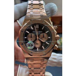 Audemars Piguet Super Clone Royal Oak Chronograph 26331OR Brown Dial Watch 