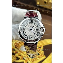 Ballon De Cartier Swiss Automatic 1:1 Mirror Quality 33MM in White Dial 