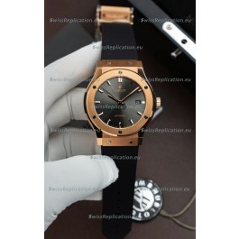Hublot Super Clone Classic Fusion Titanium Rose Gold Grey Dial 42MM Watch
