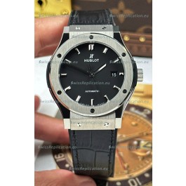 Hublot Super Clone Classic Fusion Titanium Black Dial 42MM Watch