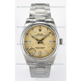 Rolex Oyster Perpetual Super Clone REF#126000 36MM Beige Dial Swiss Replica