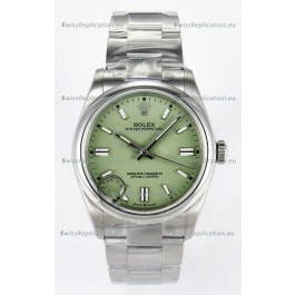 Rolex Oyster Perpetual Super Clone REF#126000 36MM Pistachio Dial Swiss Replica
