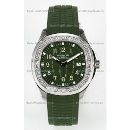 Patek Philippe Aquanaut 5267 Green Dial Swiss Quartz Movement Replica Watch 