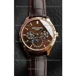 Patek Philippe Complications 5327R-001 Brown Dial Swiss Replica Watch 