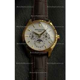 Patek Philippe Complications 5327G-001 Yellow Gold White Dial Swiss Replica