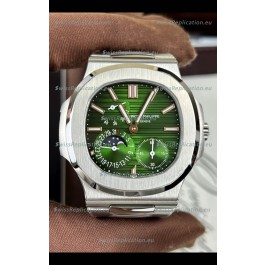 Patek Philippe Nautilus 5740 Perpetual Calendar Stainless Steel Green Dial Swiss Replica Watch