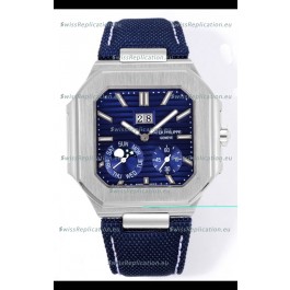 Patek Philippe Cubitus 5822 904L Steel Casing Blue Dial Swiss Replica Watch