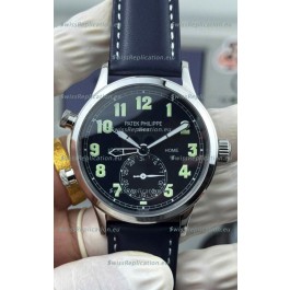 Patek Philippe Super Clone Aquanaut 5268G Steel Watch in Blue Dial 38.8MM