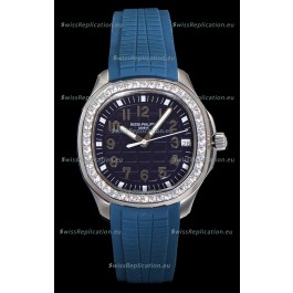 Patek Philippe Super Clone Aquanaut Stainless Steel Blue Dial 38.5MM Watch 