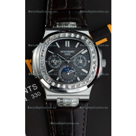 Patek Philippe Nautilus 5740 Perpetual Calendar Stainless Steel Grey Dial Swiss Replica Watch