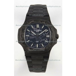 Patek Philippe Nautilus 5711 DiW Blue Carbon Dial 1:1 Mirror Swiss Replica Watch