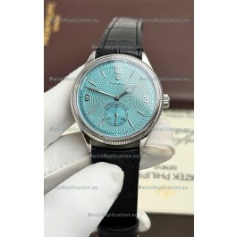 Rolex 1908 Perpetual Swiss Movement Replica Watch in Steel Casing Ice Blue Dial 