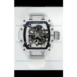 Richard Mille RM055 Transparent Sapphires Casing with Genuine Tourbillon Super Clone Watch