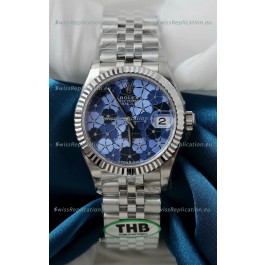 Rolex Datejust Cal.3235 Movement Super Clone Stainless Steel 31MM Motif Dial Watch 