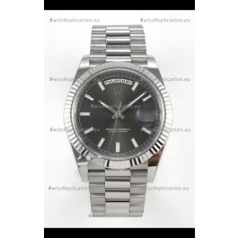 Rolex Day Date Super Clone Grey Dial 40MM 210 Grams Swiss Replica watch 