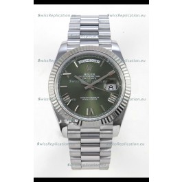 Rolex Day Date Super Clone Green Dial 40MM 188 Grams Swiss Replica watch 