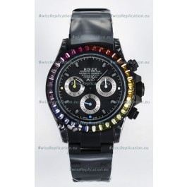 Rolex Daytona MAD 1:1 Swiss Mirror Replica Black Dial Cal.4130 Movement