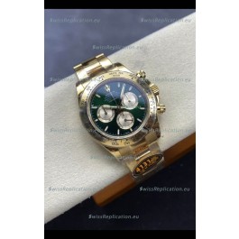 Rolex Daytona Super Clone M116505 Rose Gold Green Dial Original Cal.4131 Movement - 904L Steel Watch