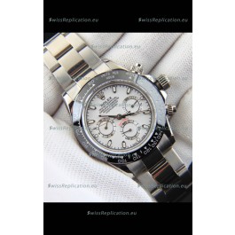 Rolex Daytona Japanese Movement Replica Watch in White Dial - Ceramic Bezel 