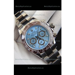 Rolex Daytona Japanese Movement Replica Watch in Ice Blue Dial - Ceramic Bezel 
